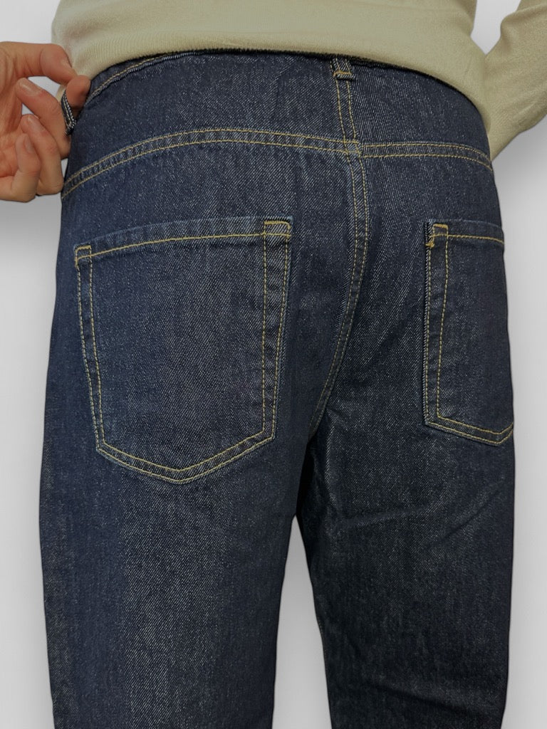 Jeans wide fit blu scuro