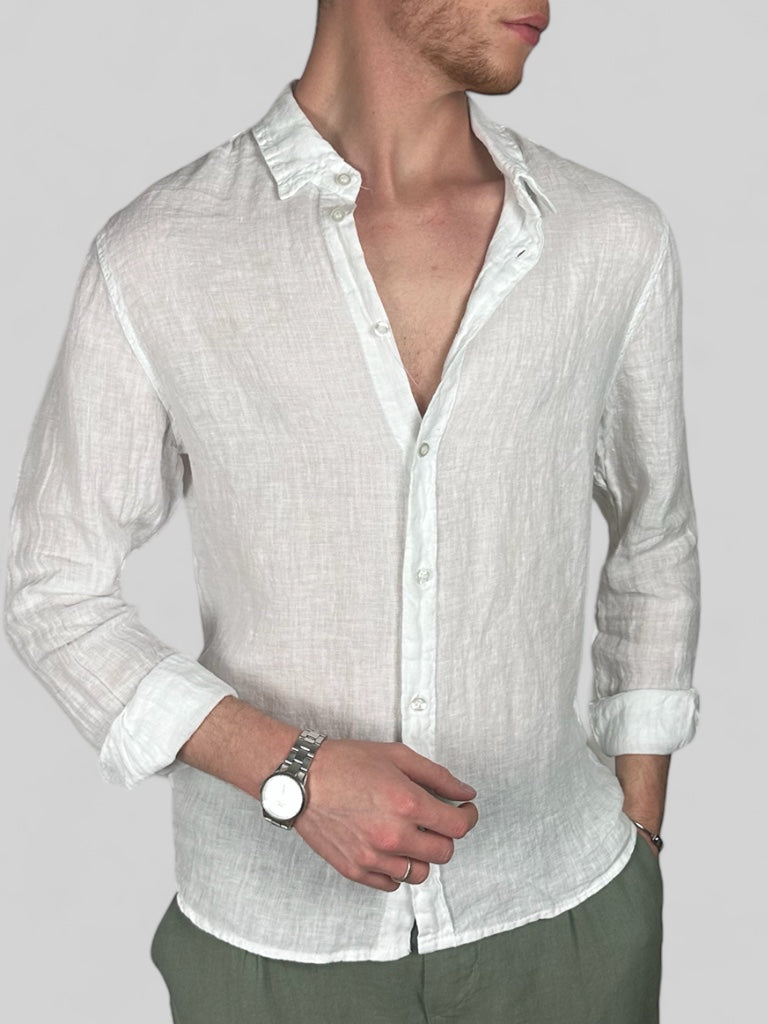 Camicia classica lino