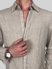 Camicia classica lino