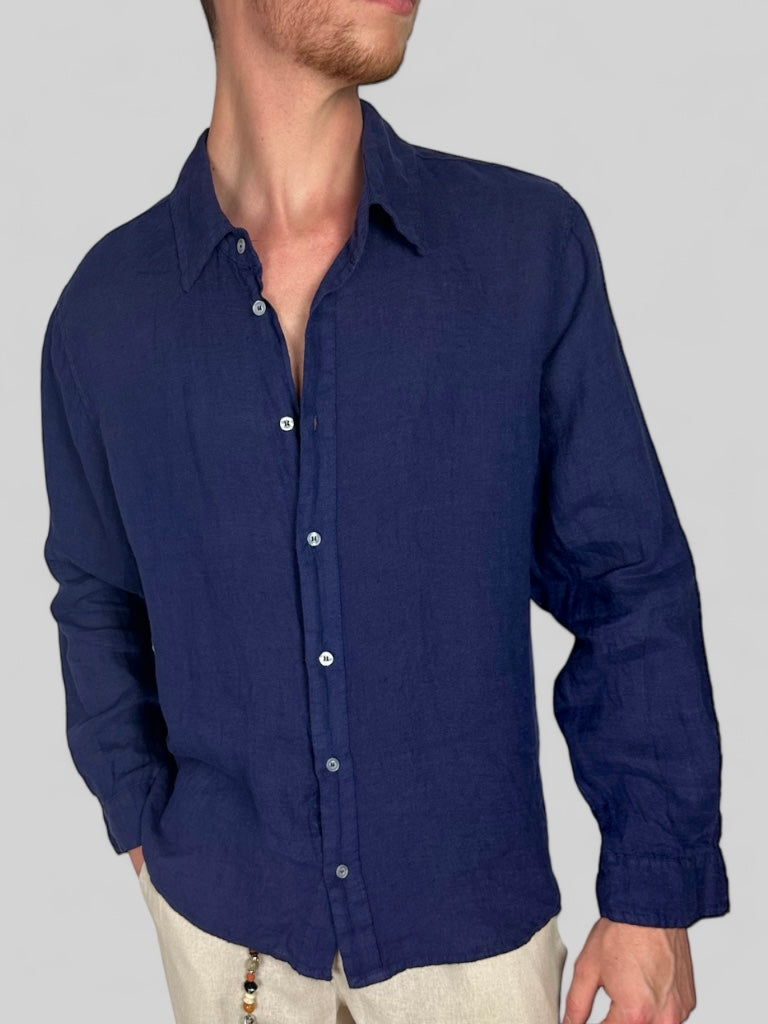 Camicia classica lino