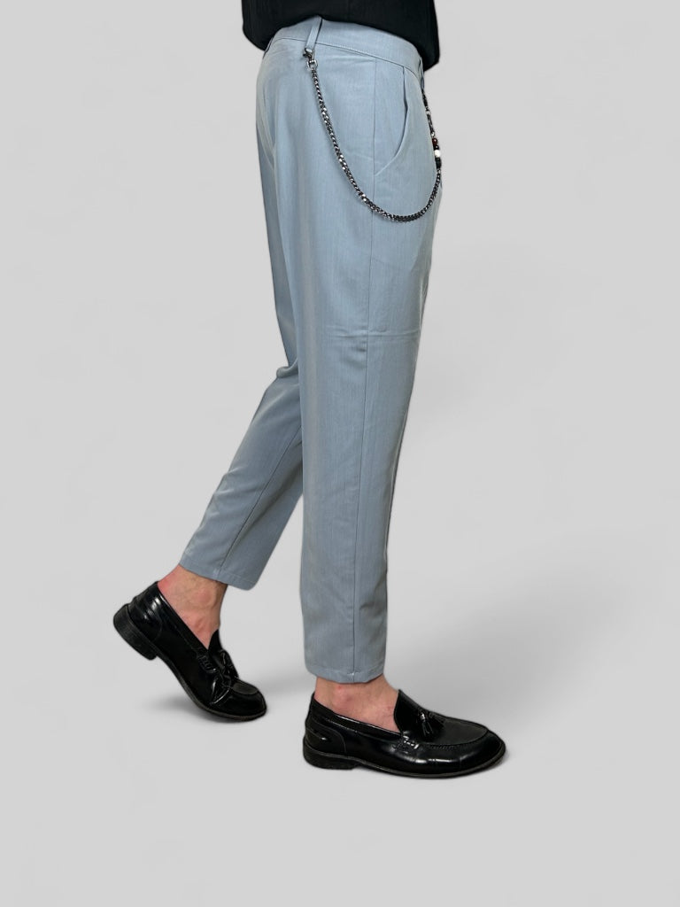 Pantalone classico con catena