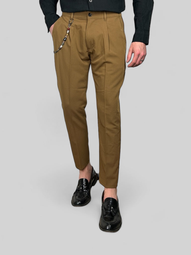 Pantalone classico con catena